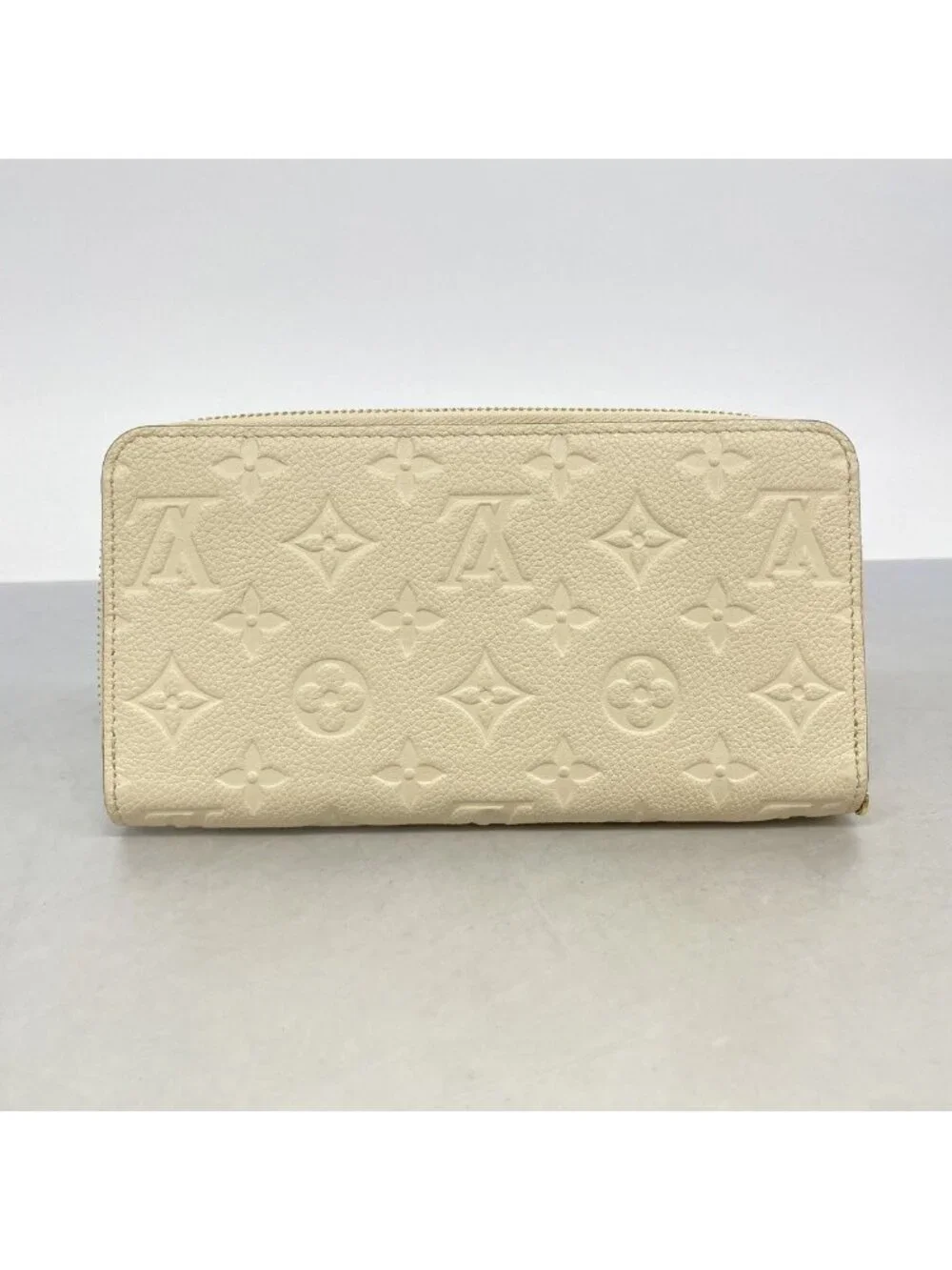 Louis Vuitton Wallet Monogram Empreinte Zippy Cream